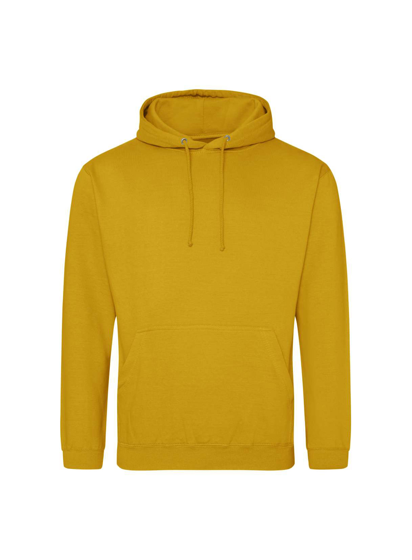 Mikina s kapucí unisex Just Hoods - Hořčicově žlutá XXL