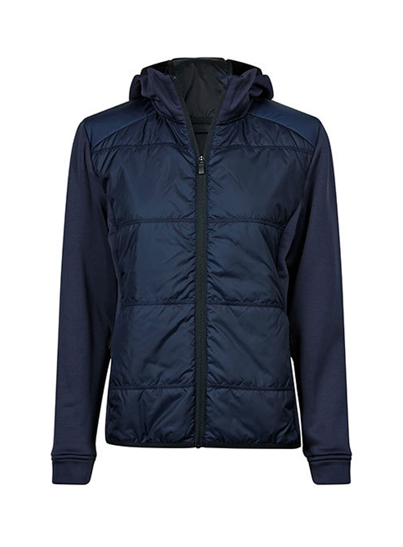 Dámská bunda s kapucí Tee Jays Hybrid Stretch - Námořnická modrá XXL