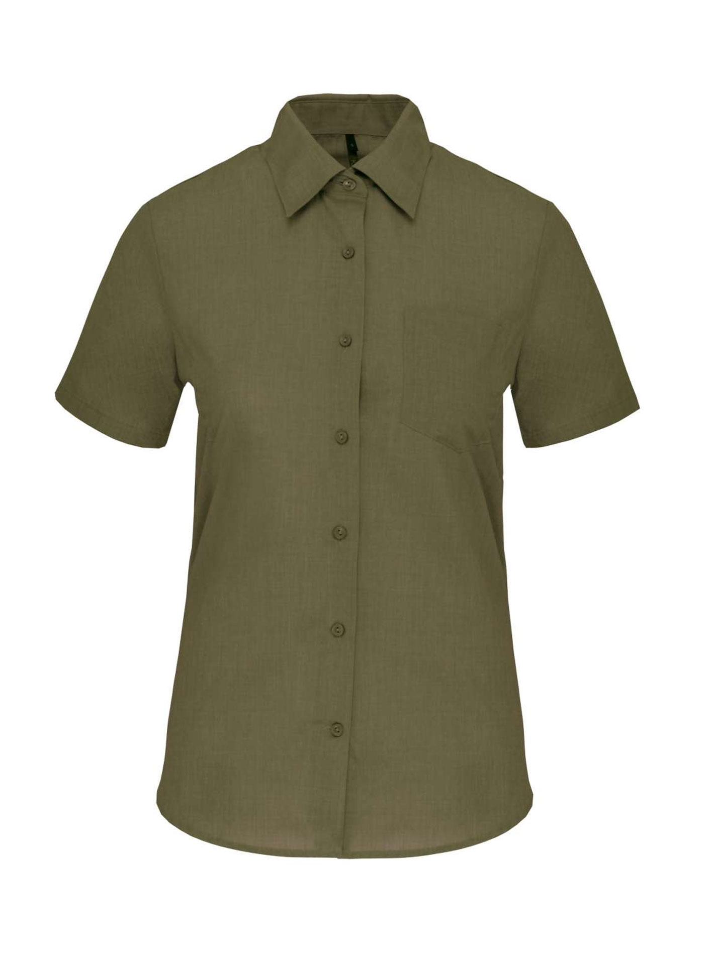 Košile s krátkým rukávem Kariban - Khaki 4XL