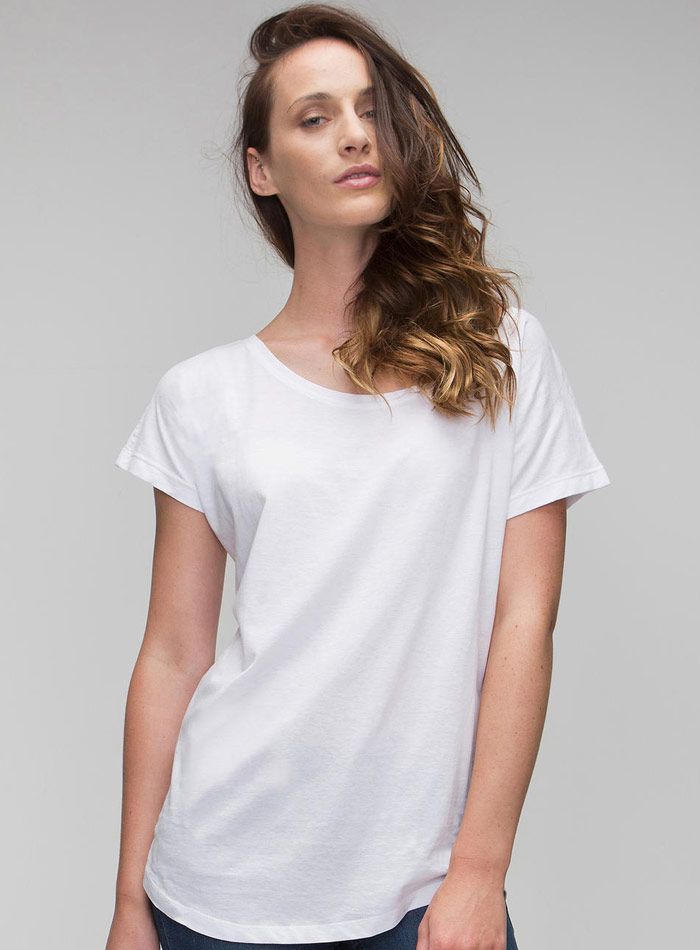 Stylové pohodlné tričko Mantis - Bílá M