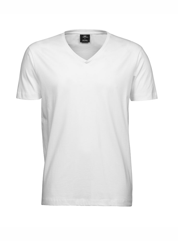 Prémiové tričko s výstřihem do V Tee Jays - Bílá 3XL