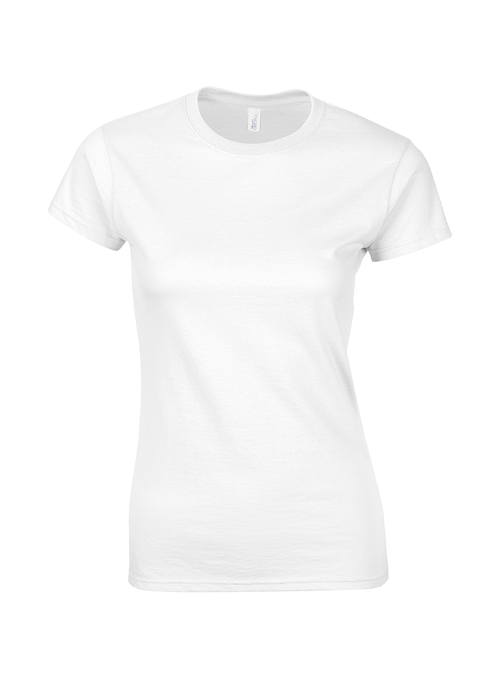 Dámské tričko Gildan Softstyle - Bílá S