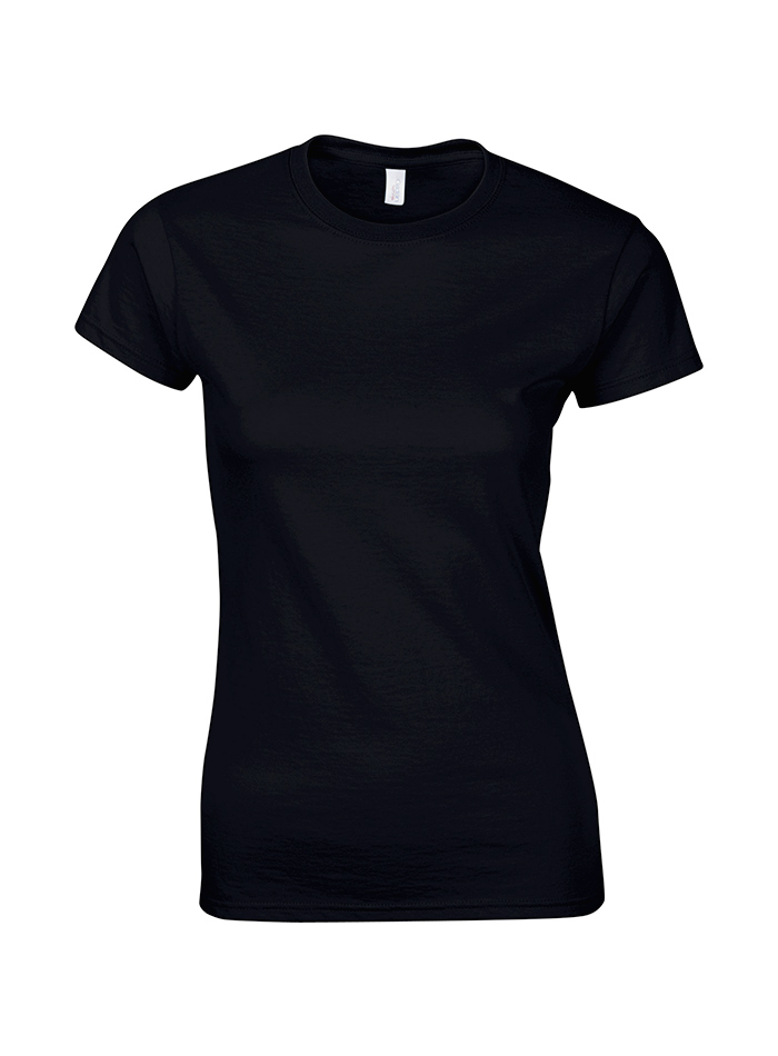 Dámské tričko Gildan Softstyle - černá XL