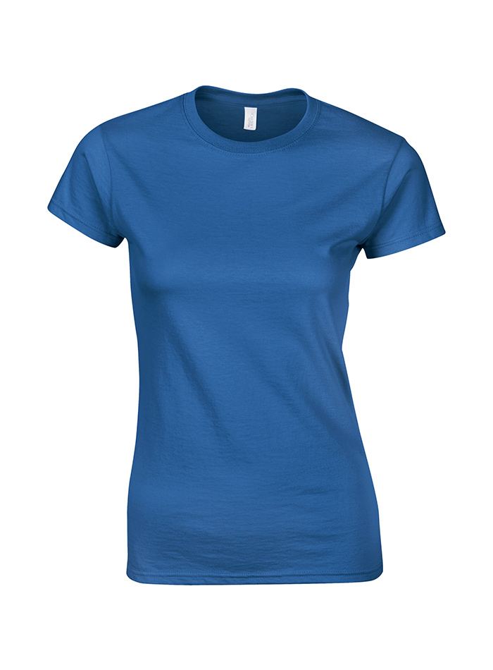 Dámské tričko Gildan Softstyle - Královská modrá M