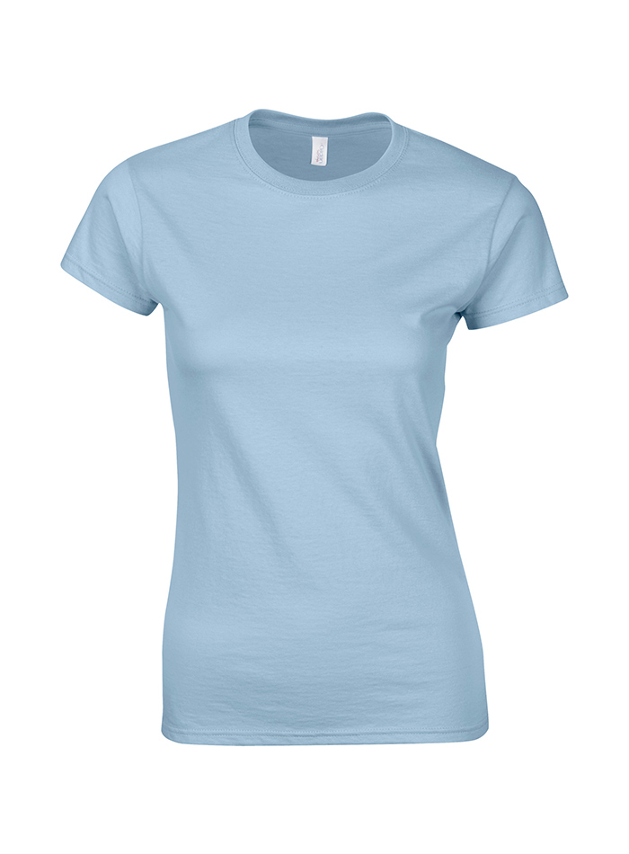 Dámské tričko Gildan Softstyle - světle modrá L