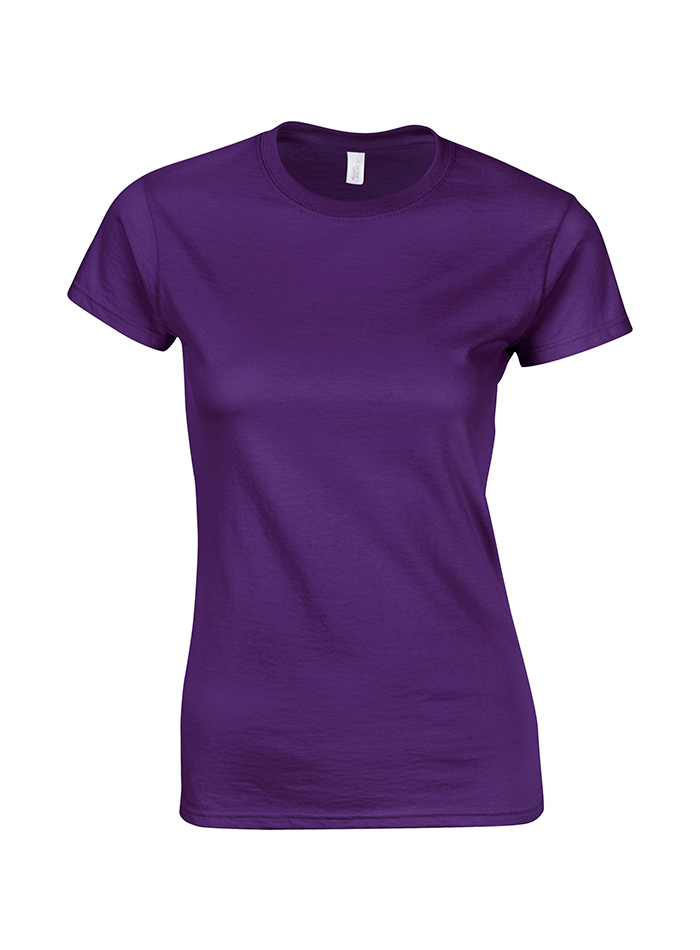 Dámské tričko Gildan Softstyle - fialová L