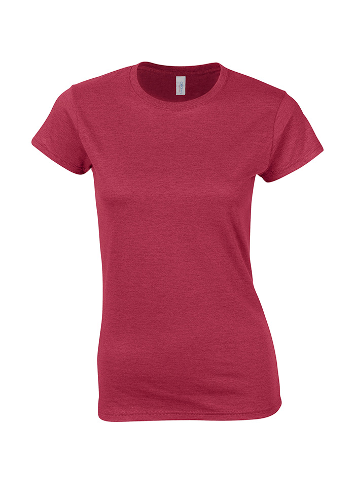 Dámské tričko Gildan Softstyle - Třešňově červená XL