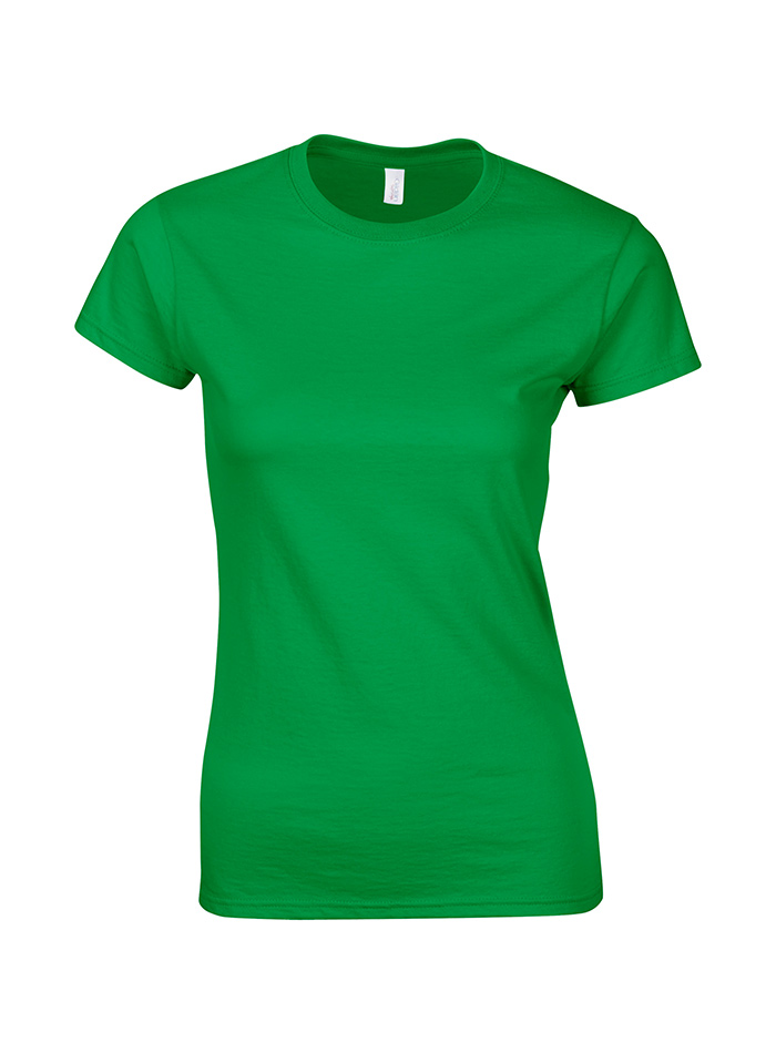 Dámské tričko Gildan Softstyle - Irská zelená XL