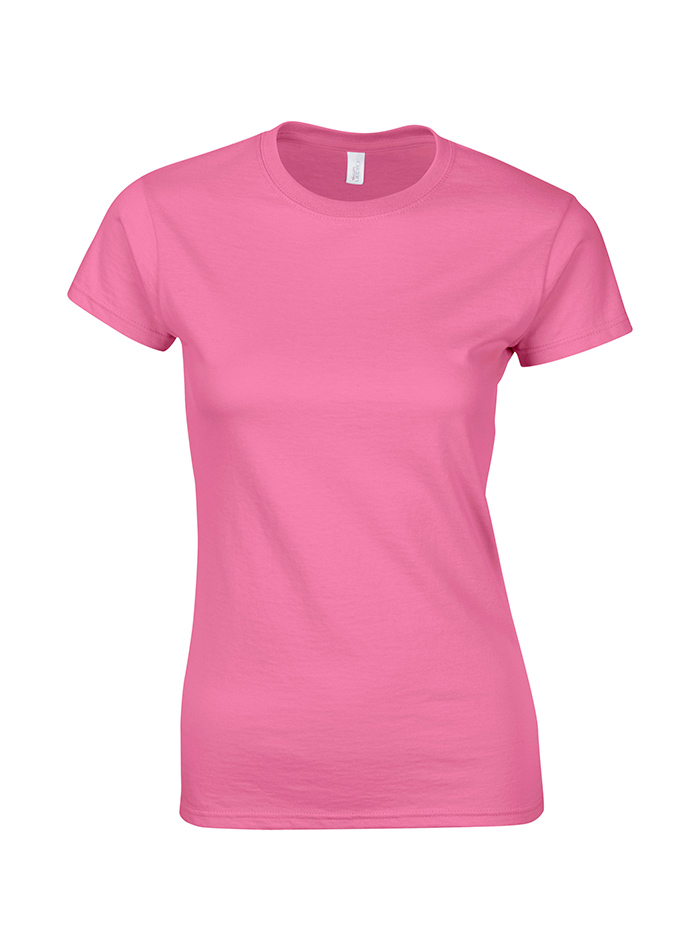 Dámské tričko Gildan Softstyle - Azalkově růžová M