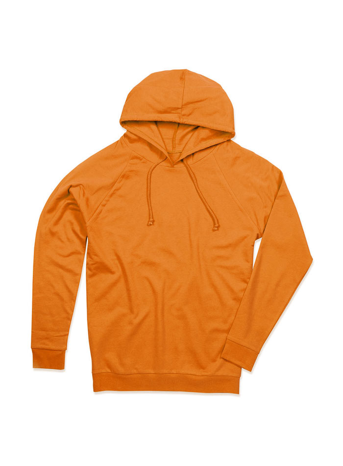 Obrázok Unisex mikina Hoody - Oranžová XS