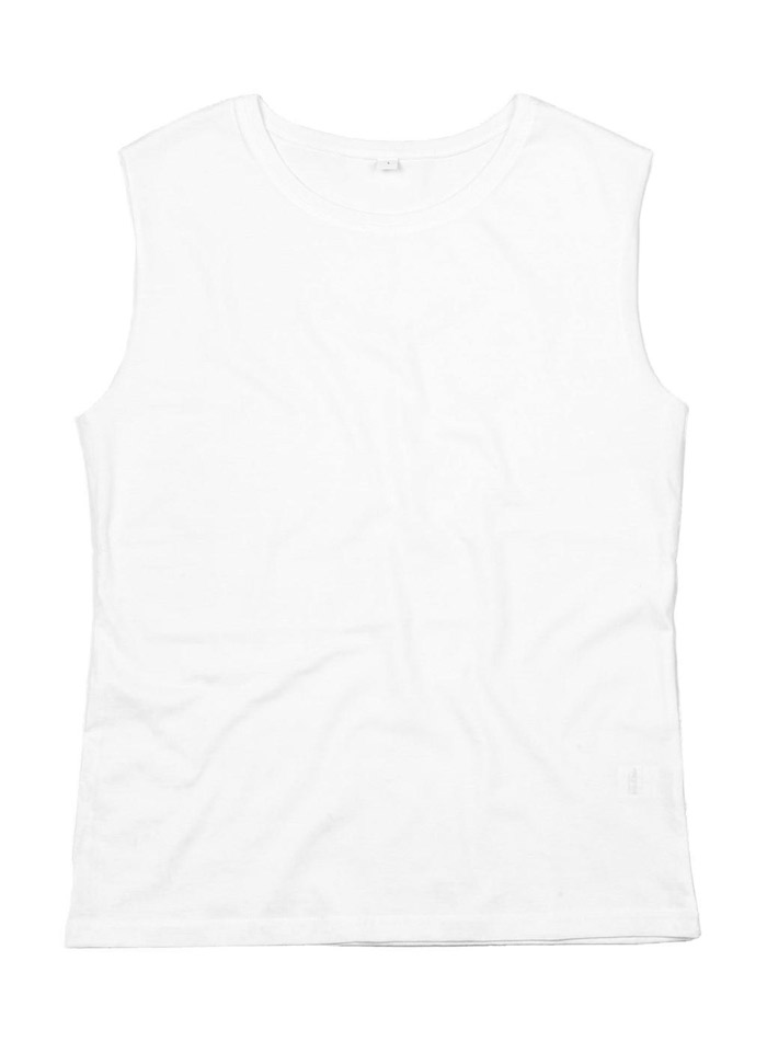 Dámské tričko bez rukávů - Bílá L