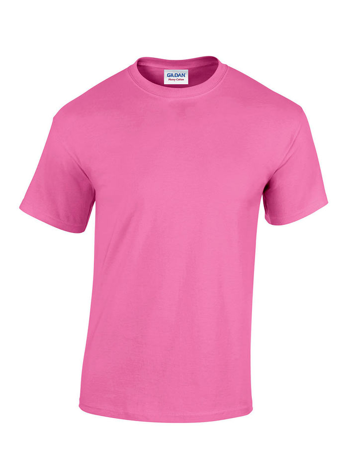 Pánské tričko Gildan Heavy Cotton - Azalkově růžová XXL