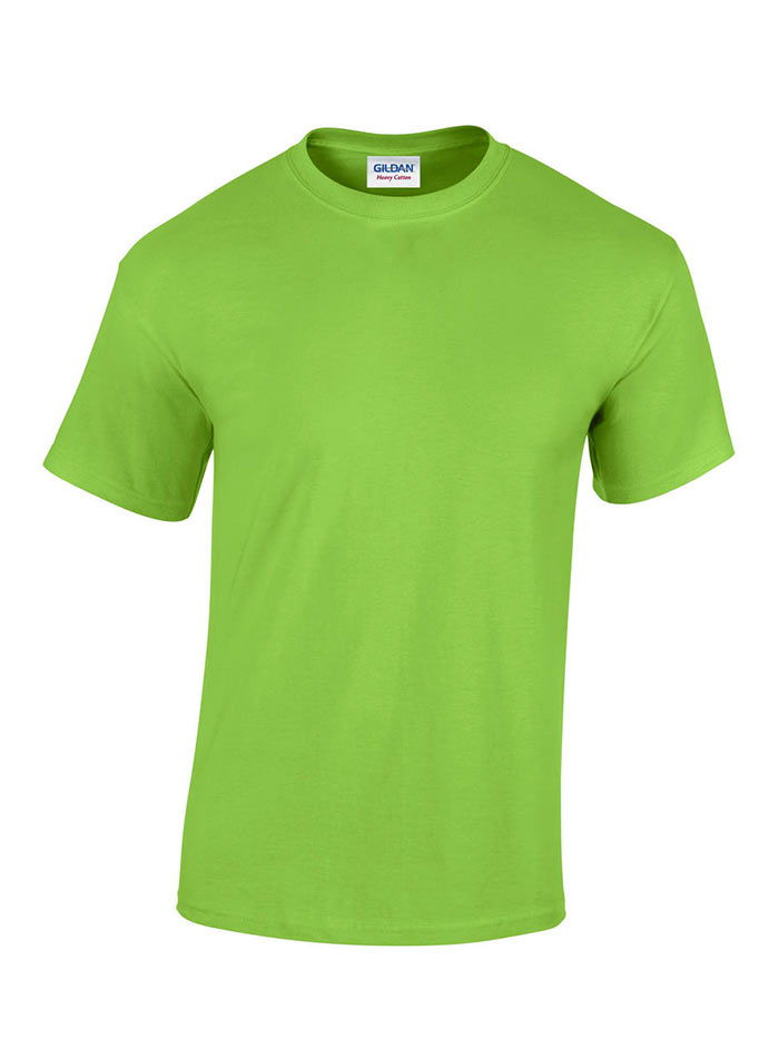 Pánské tričko Gildan Heavy Cotton - Limetková 5XL