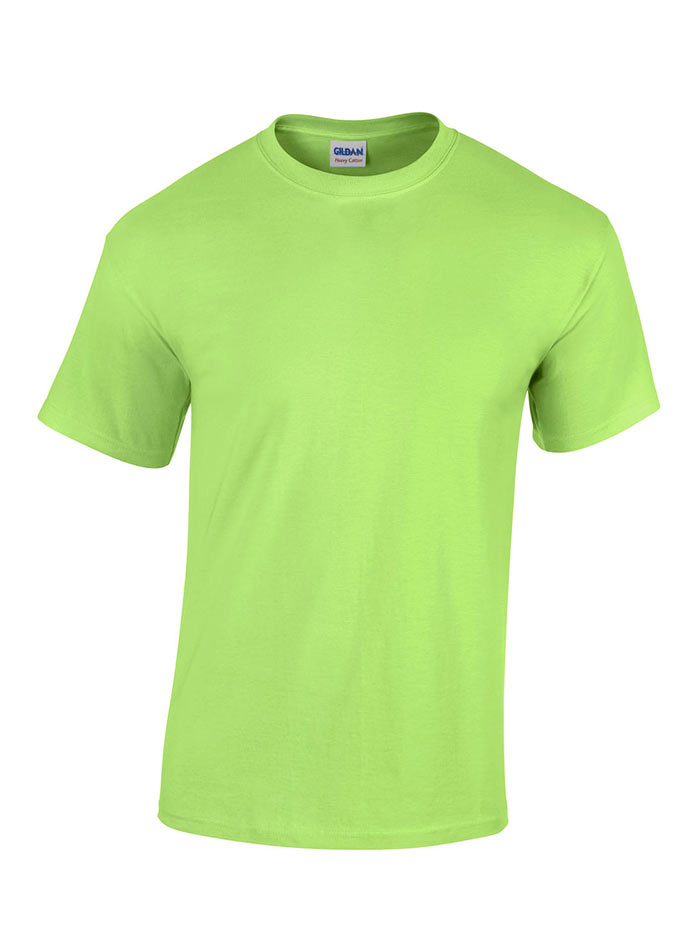 Pánské tričko Gildan Heavy Cotton - Mentolově zelená 3XL