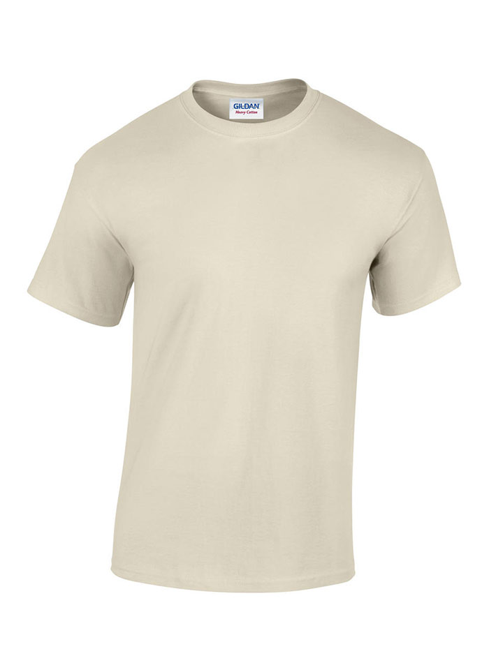 Pánské tričko Gildan Heavy Cotton - Přírodní 5XL