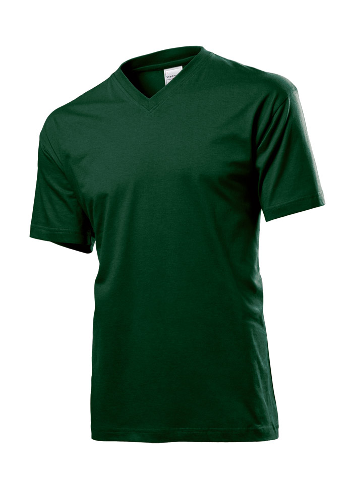 Pánské tričko Classic - Lahvově zelená XL