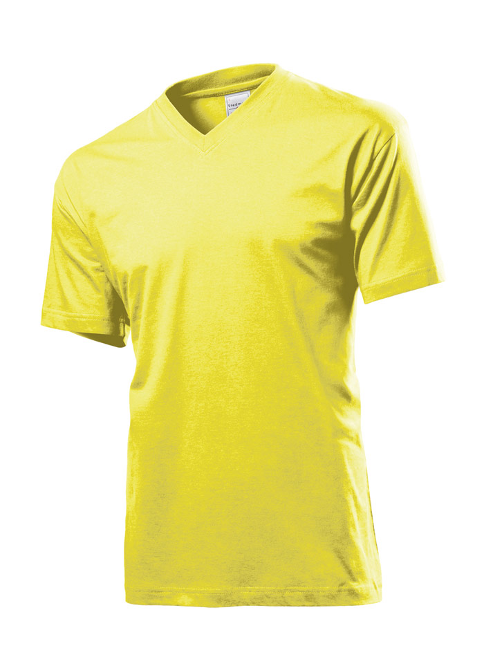 Pánské tričko Classic - Žlutá XL