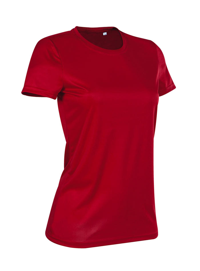 Dámské tričko Active Sports - Rudě červená L