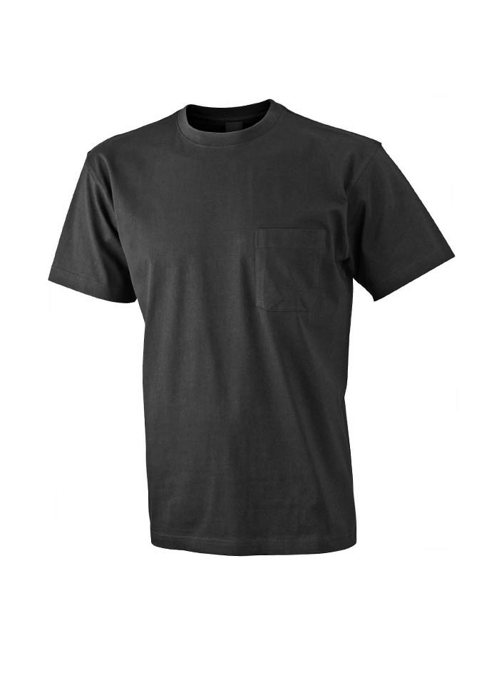 Pánské tričko Pocket - černá 3XL