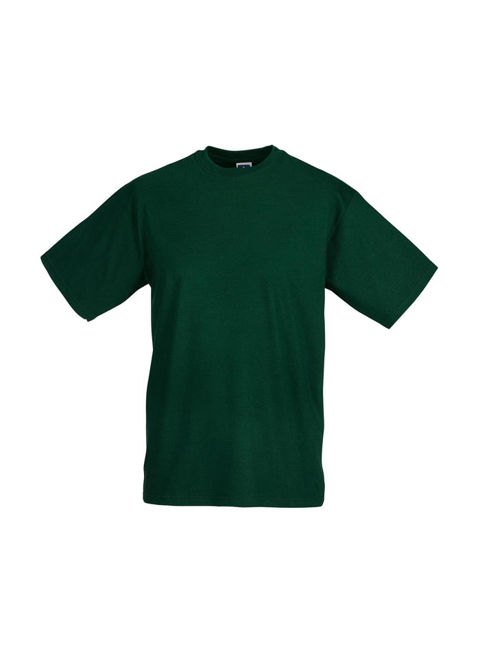 Lehké pánské tričko - Lahvově zelená XXL