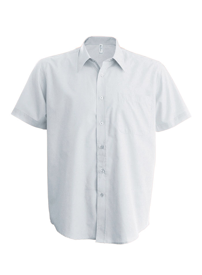 Košile s krátkým rukávem Kariban - Bílá XXL